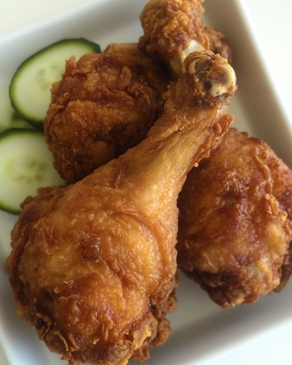 Classic Malaysian Belacan Fried Chicken image