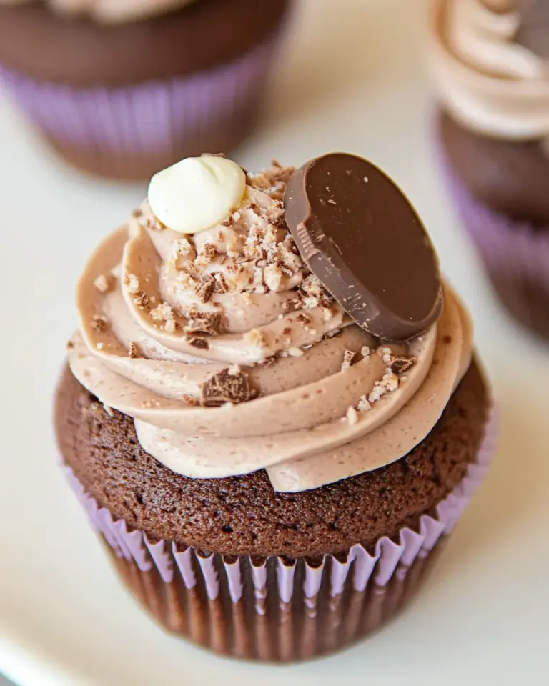 Homemade Malted Milk Chocolate Cupcakes photo