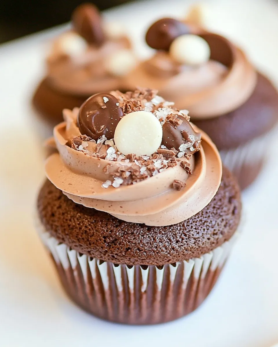 Classic Malted Milk Chocolate Cupcakes image