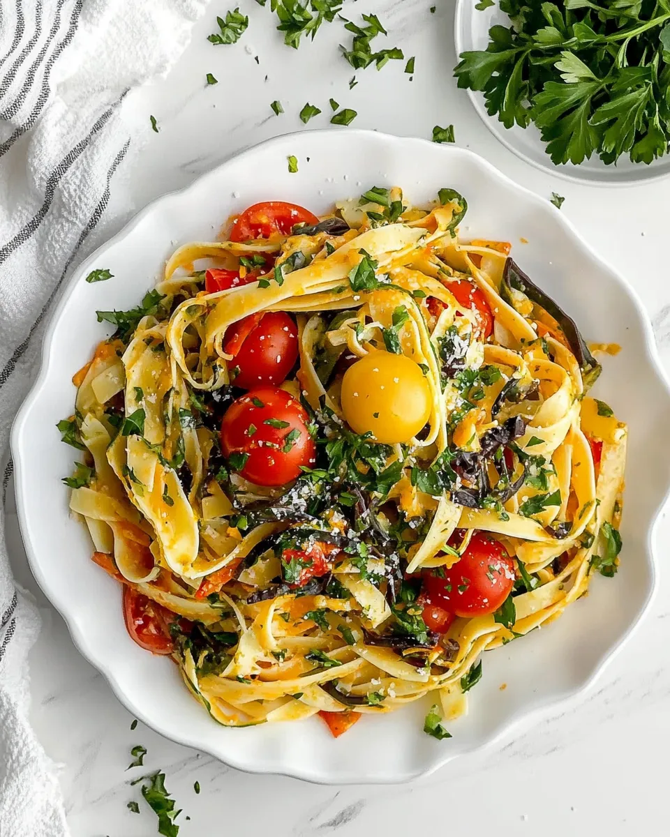 Homemade Mediterranean Pasta photo