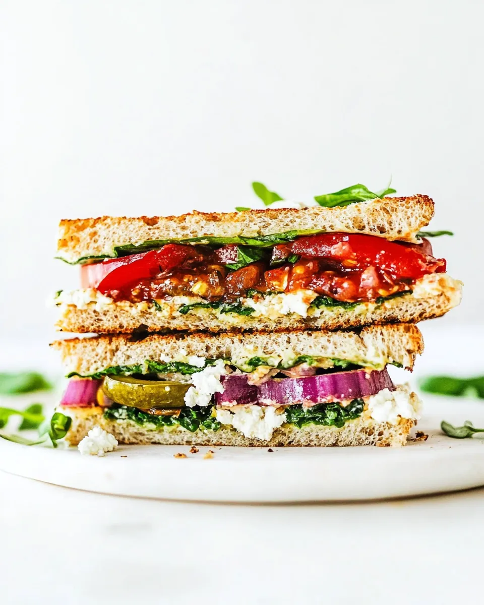 Easy Mediterranean Sandwich dish photo