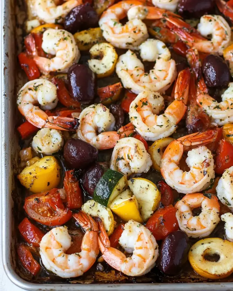 Homemade Mediterranean Sheet Pan Shrimp photo