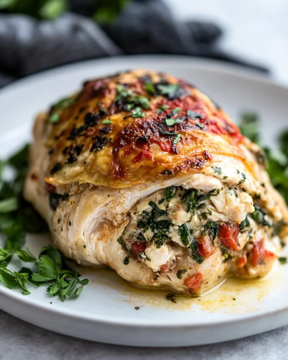 Homemade Mediterranean Stuffed Chicken recipe photo