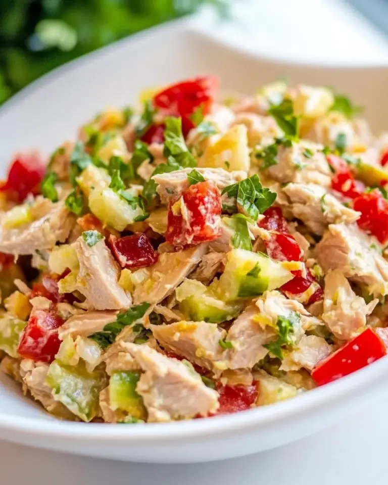 Homemade Mediterranean Tuna Salad recipe photo