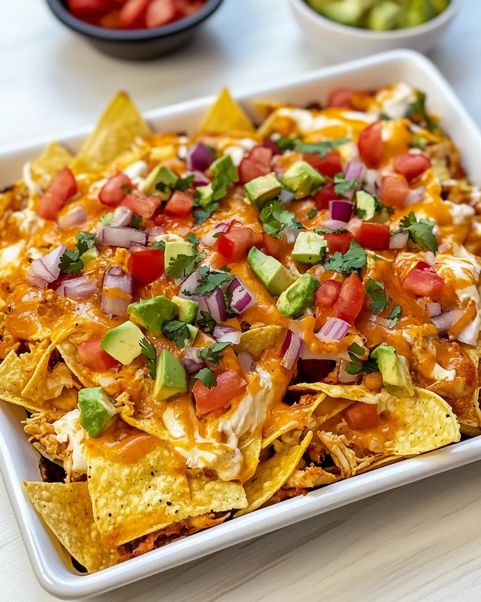 Classic Mexican Chicken Nachos image