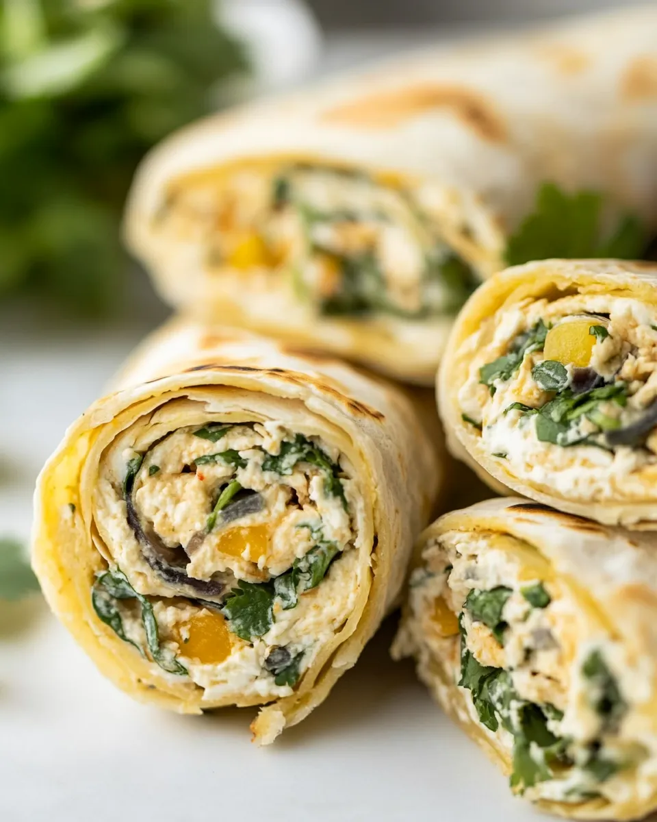 Delicious Mexican Tortilla Roll Ups plate image