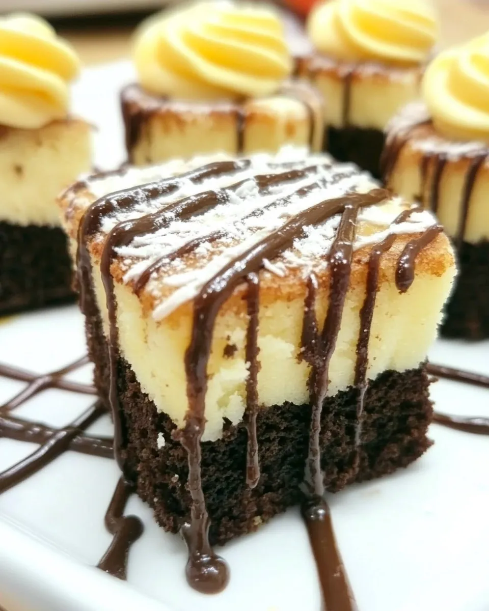 Easy Mini Brownie Butter Cake recipe photo