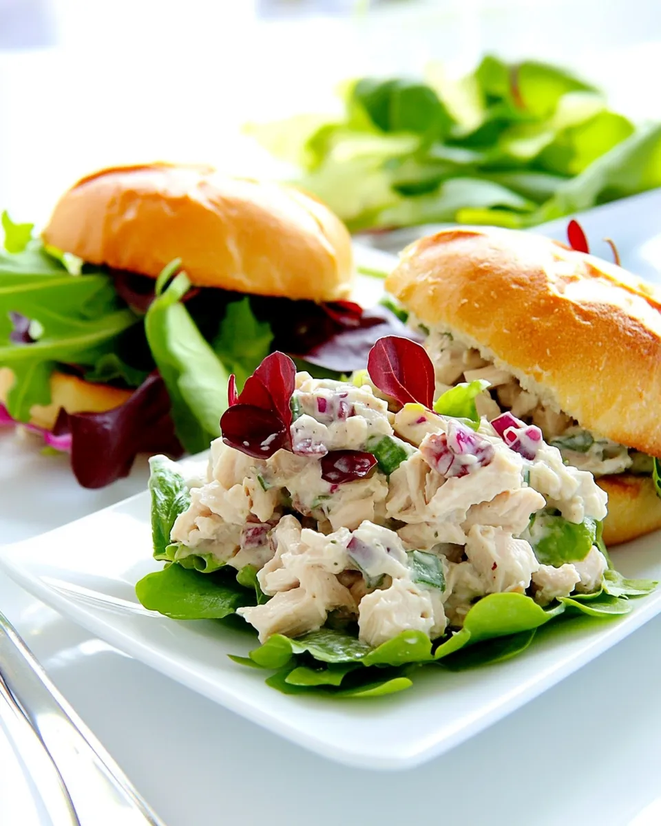Classic Mini Chicken Salad Sandwiches image
