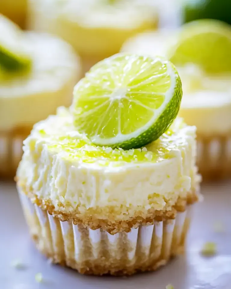 Homemade Mini Key Lime Cheesecakes photo
