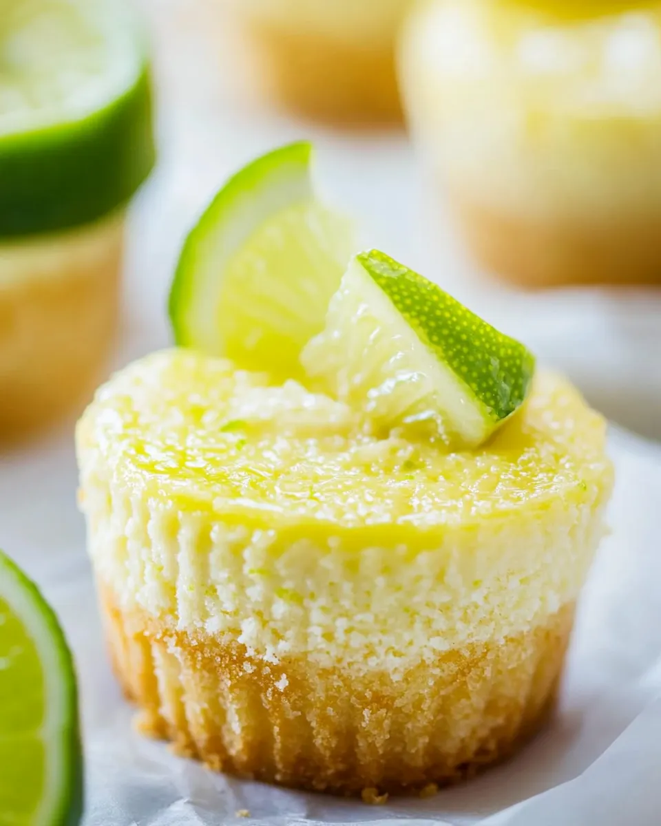 Delicious Mini Key Lime Cheesecakes dish photo