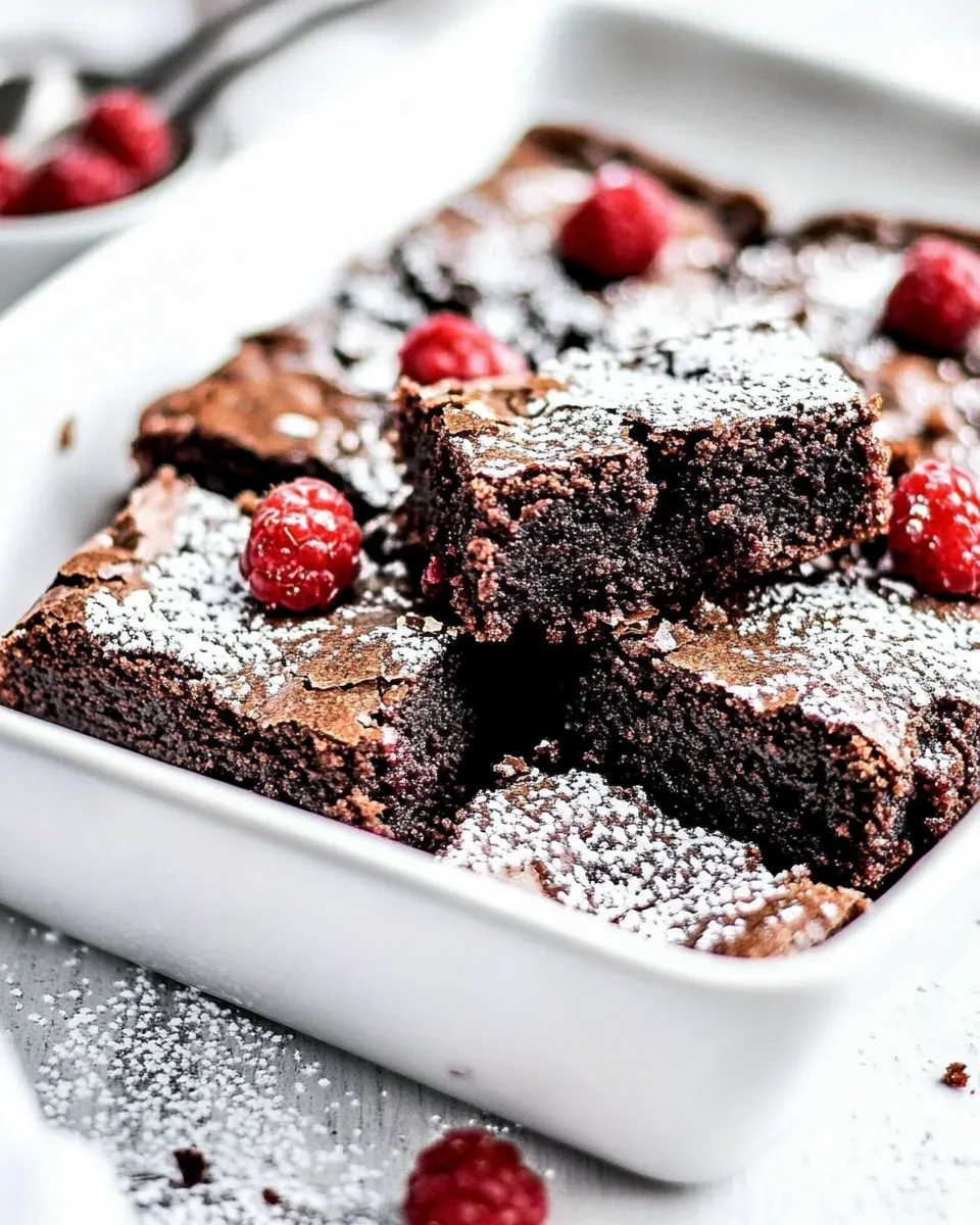 Delicious Mixed Berry Nutella Brownies photo