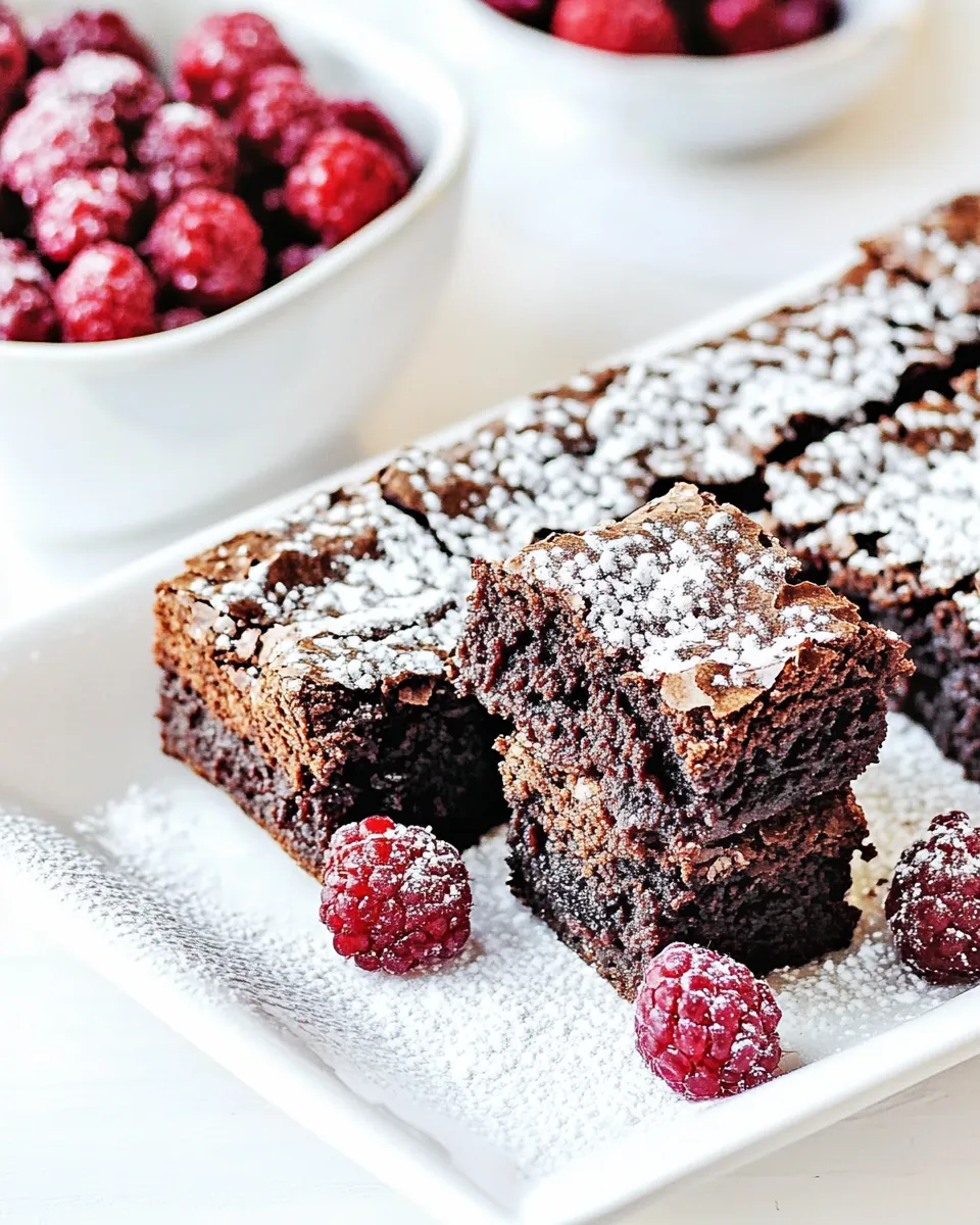Classic Mixed Berry Nutella Brownies picture