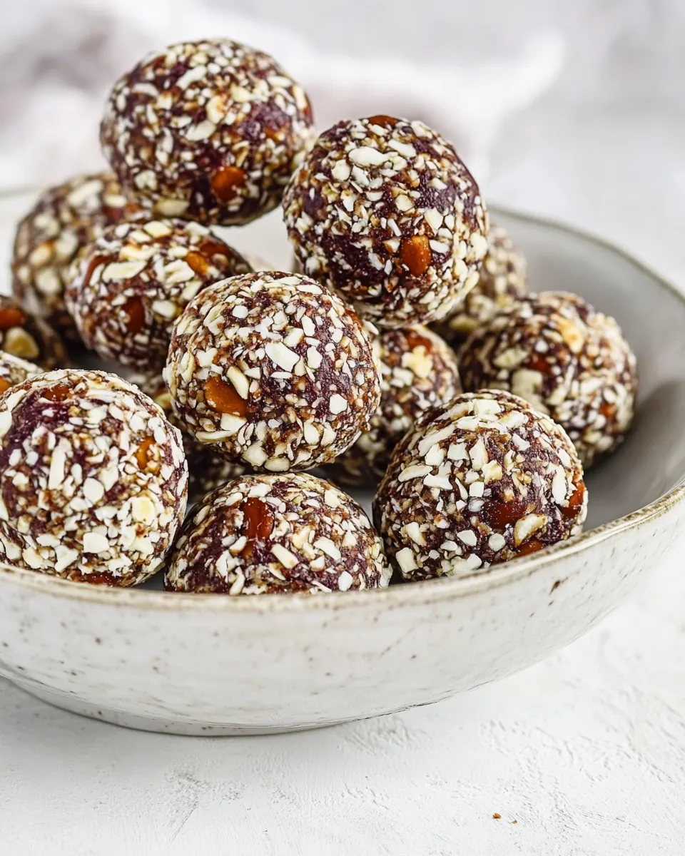 Classic Mixed Fruit And Nut Energy Bites dish photo