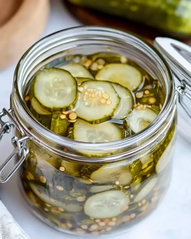 Homemade Moms Refrigerator Sweet Pickles recipe photo