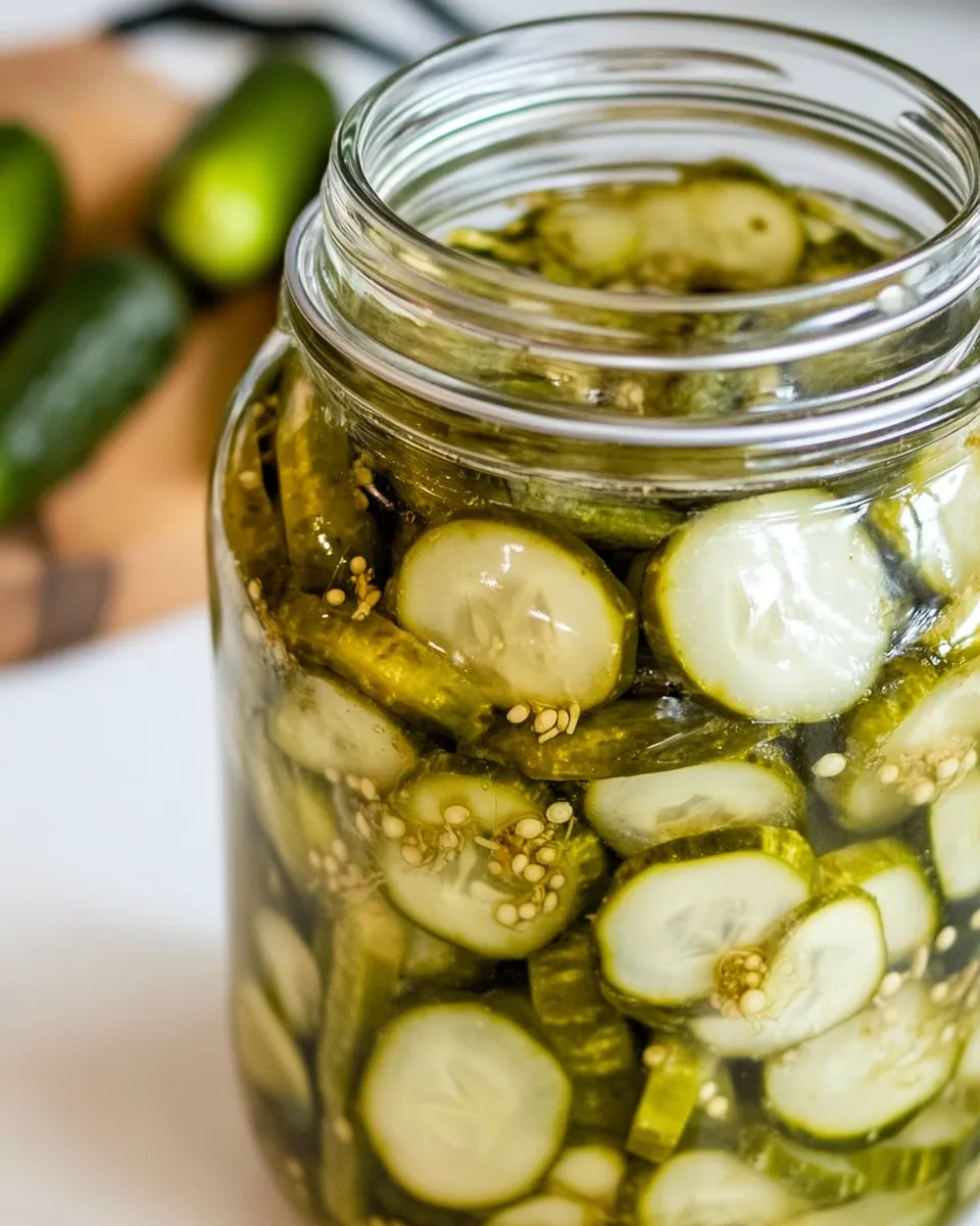 Delicious Moms Refrigerator Sweet Pickles picture