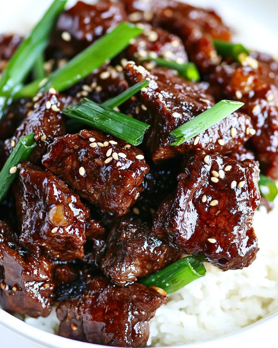 Homemade Mongolian Beef Recipe photo