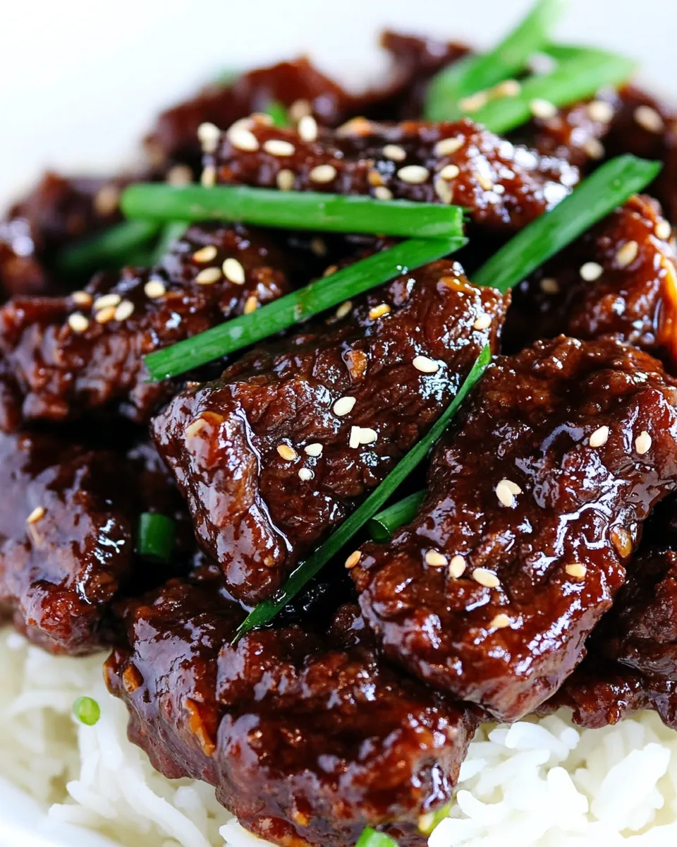 Classic Mongolian Beef Recipe image