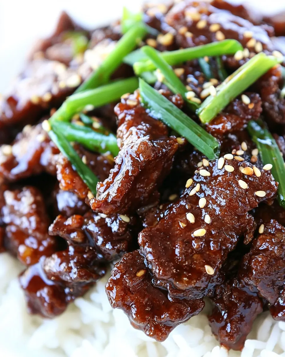 Easy Mongolian Beef Recipe recipe photo