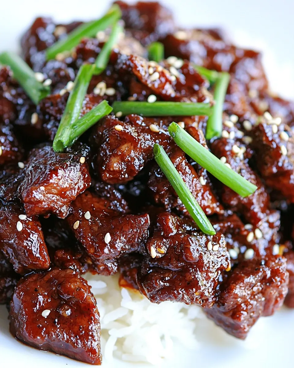 Delicious Mongolian Beef Recipe dish photo