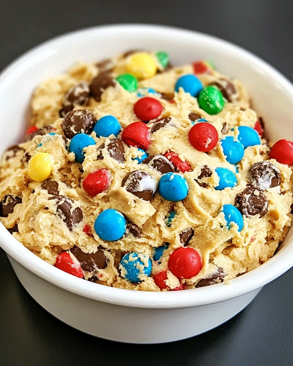 Delicious Monster Cookie Dough Dip image