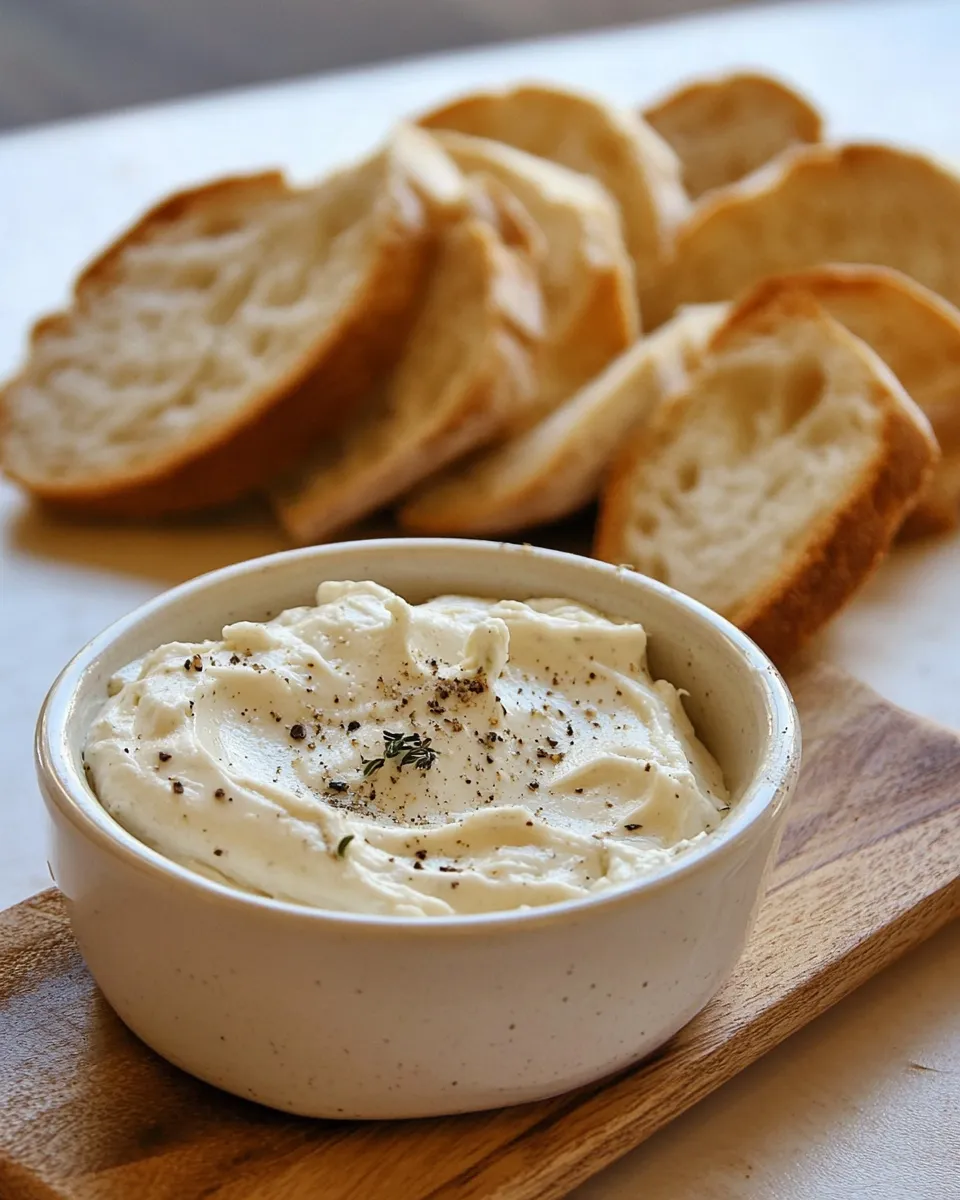 Homemade Mozzarellas Bread Spread Recipe (Creamy Herb Cheese Spread) photo