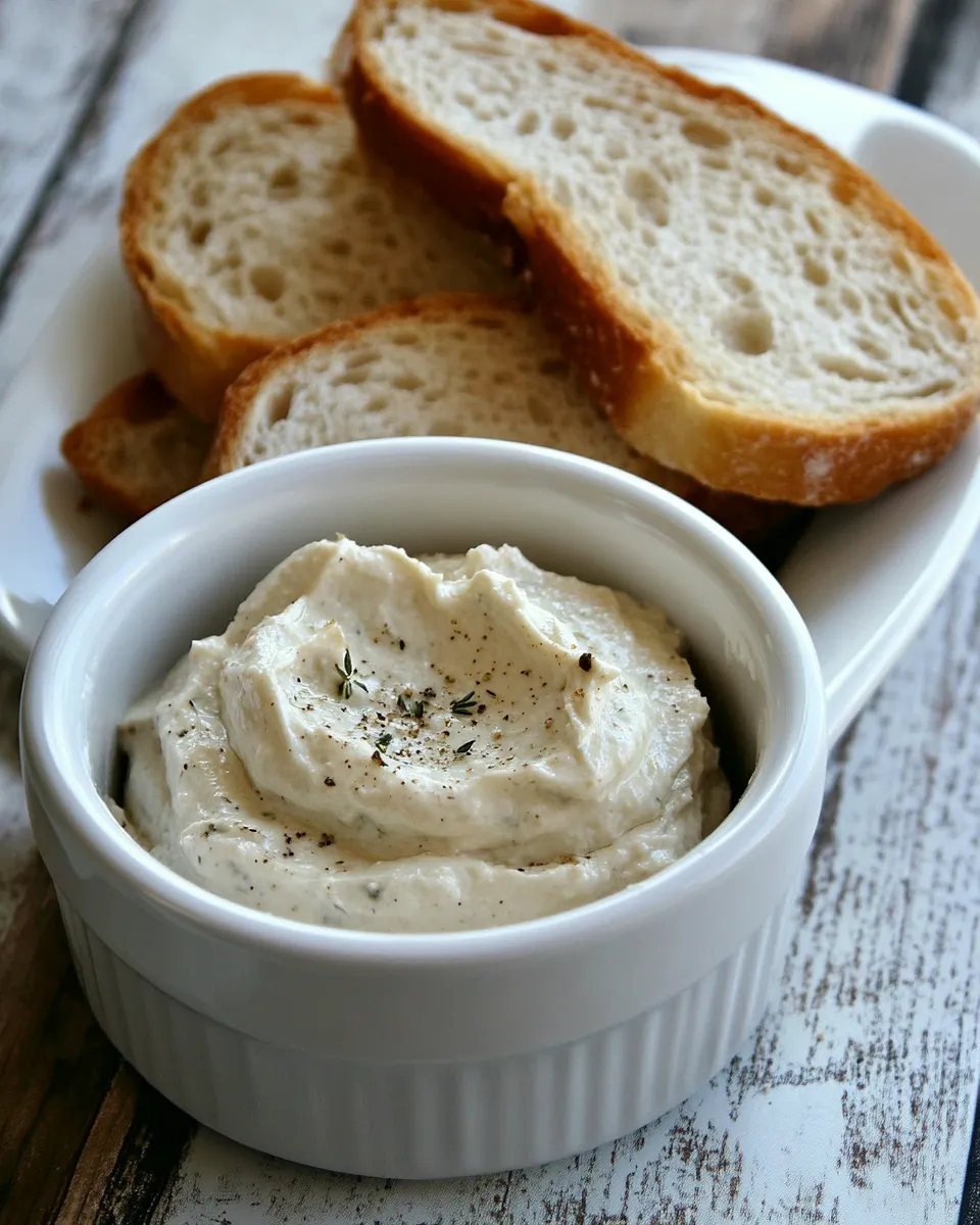 Classic Mozzarellas Bread Spread Recipe (Creamy Herb Cheese Spread) image