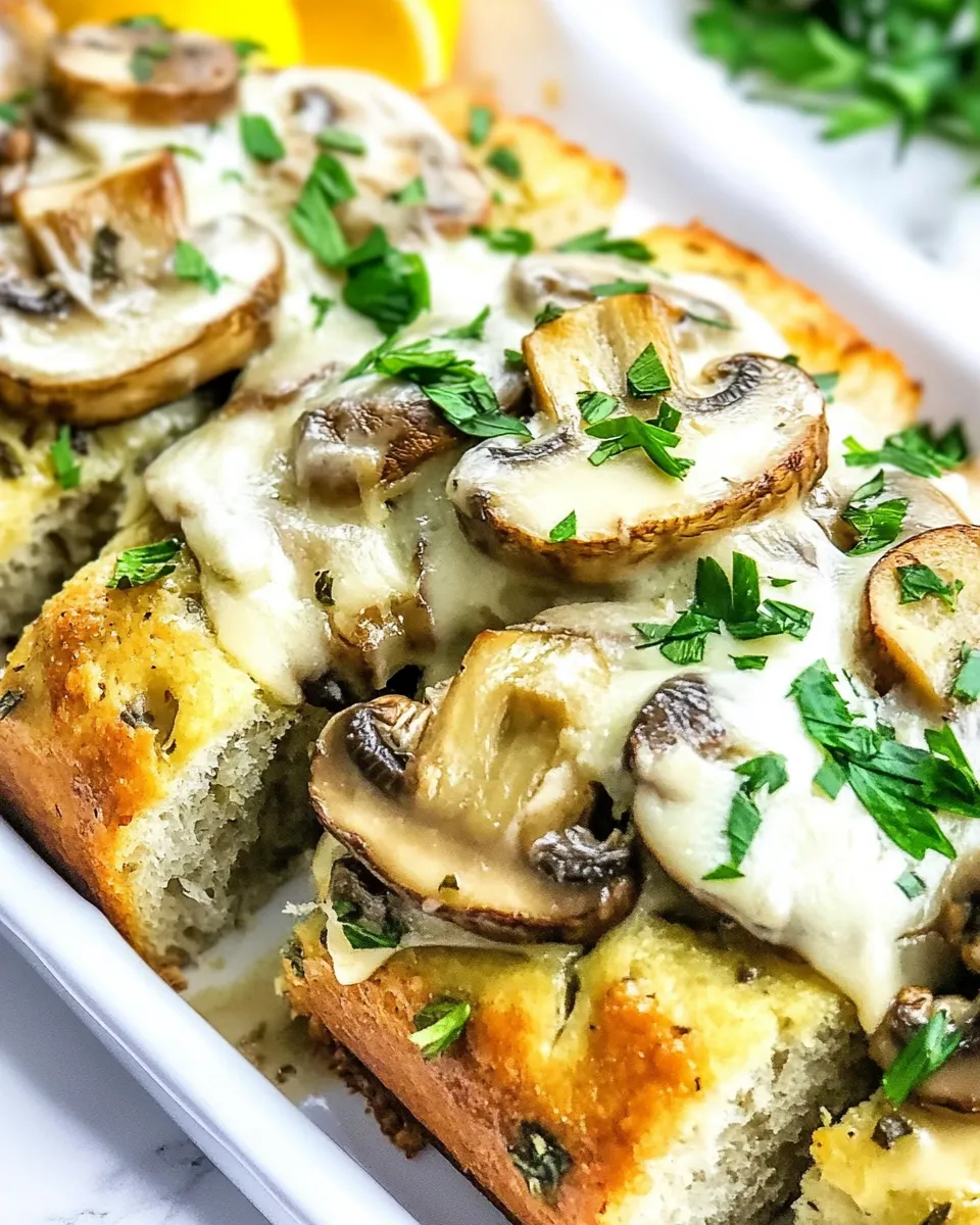 Easy Mushroom Bread dish photo