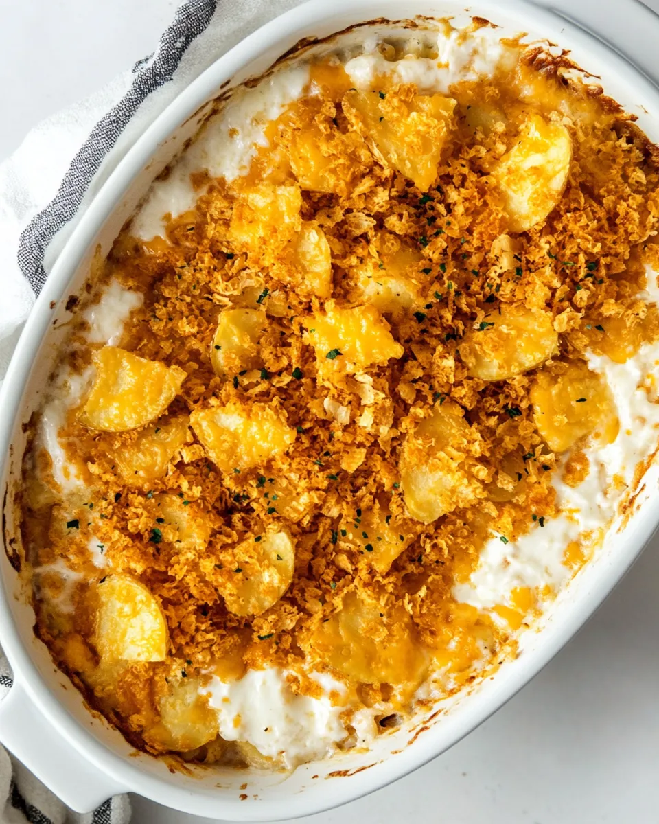 Homemade My Moms Cheesy Potatoes. recipe photo