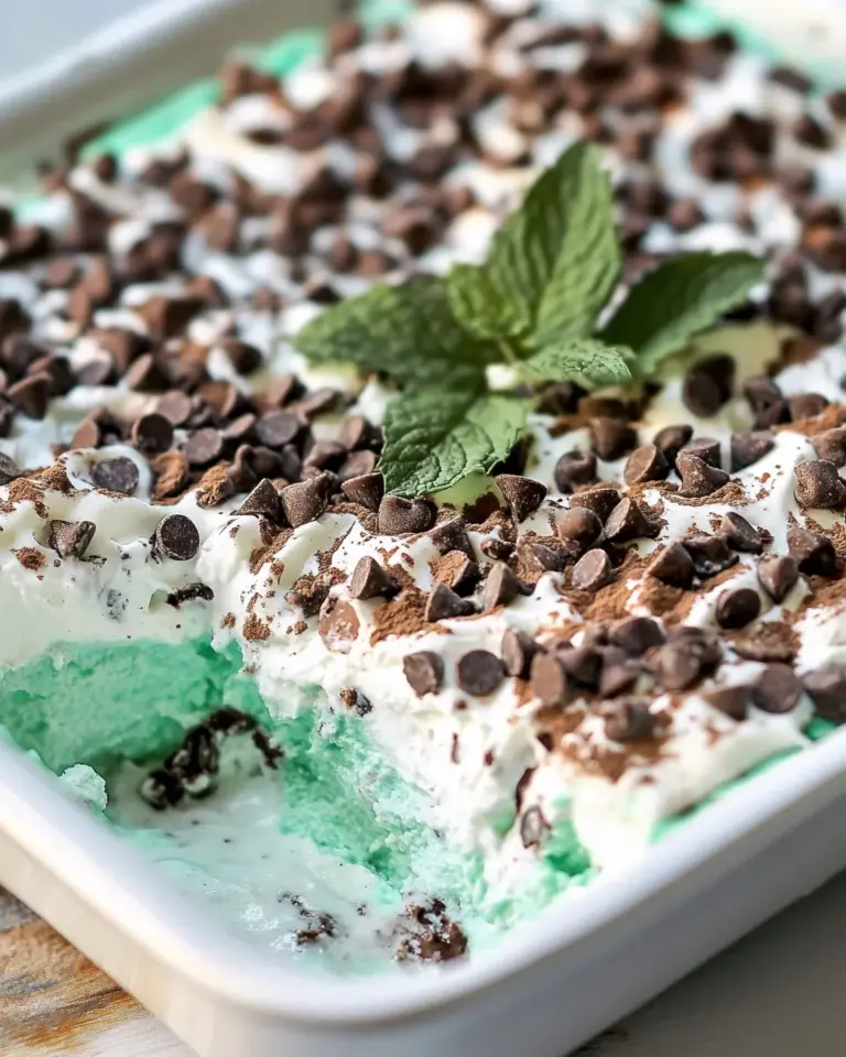 Delicious No-Bake Mint Chip Lush photo