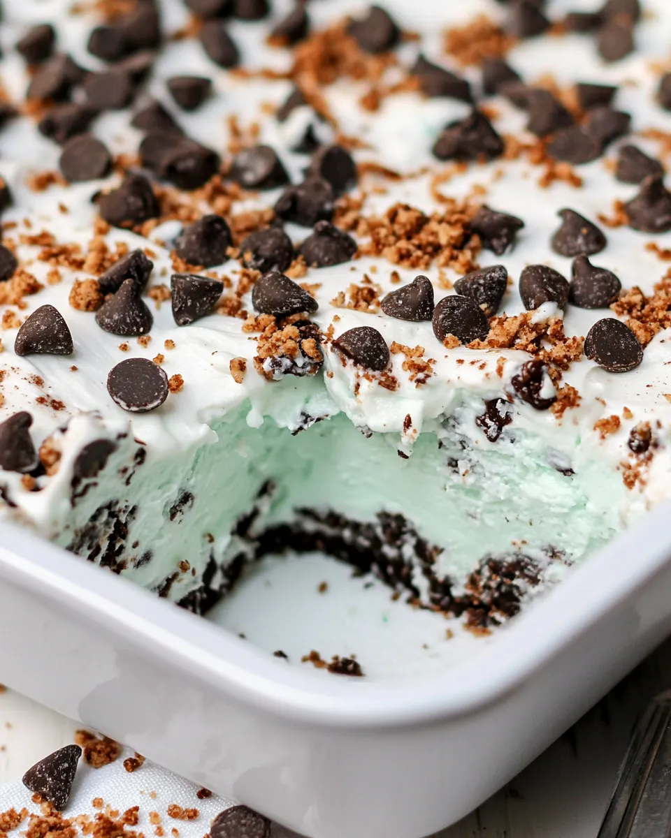 Quick No-Bake Mint Chip Lush food shot