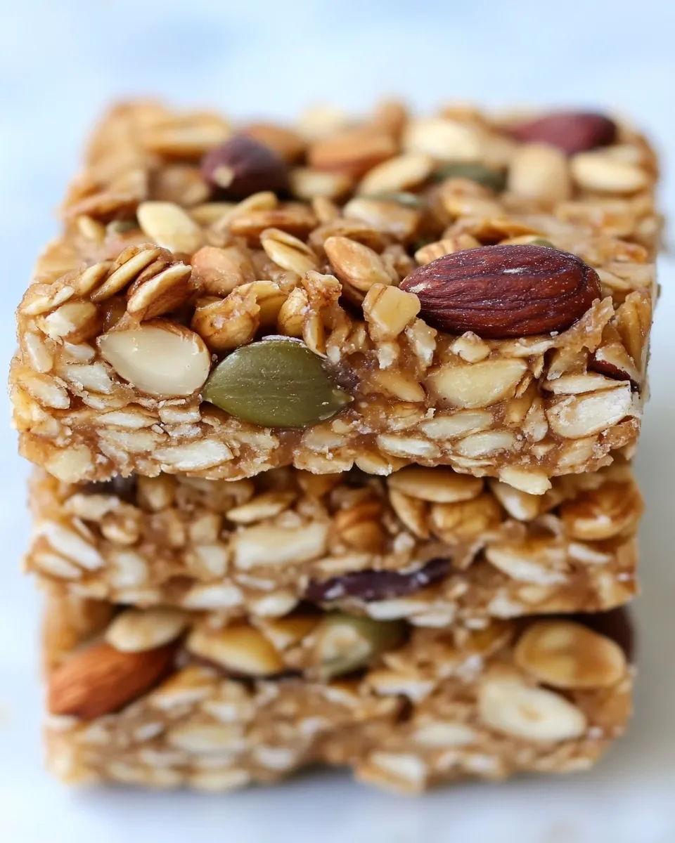 Classic No-Bake Nut and Seed Bars image