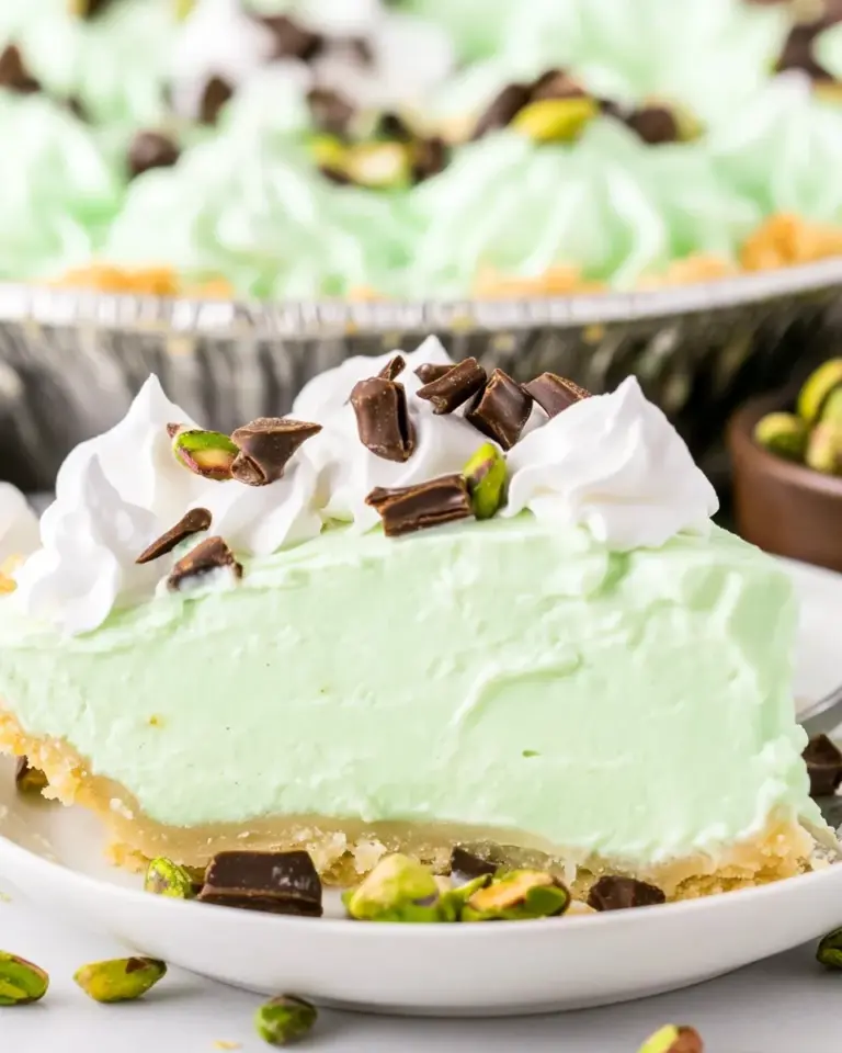 Delicious No-Bake Pistachio Pudding Pie photo