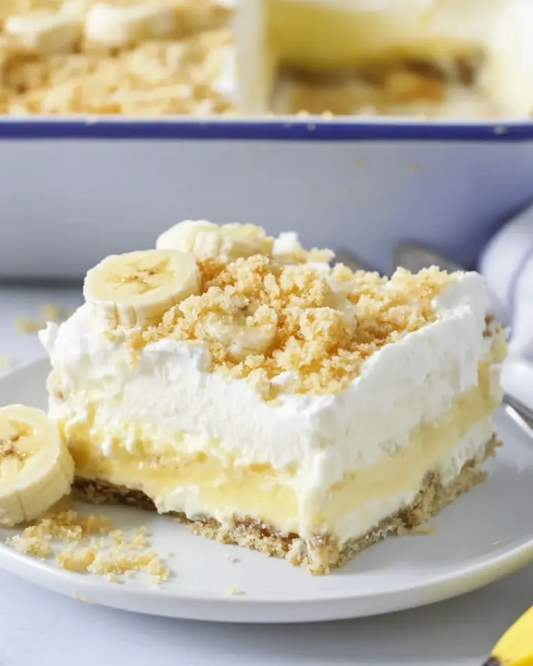 Homemade No Bake Banana Pudding Dream Dessert photo