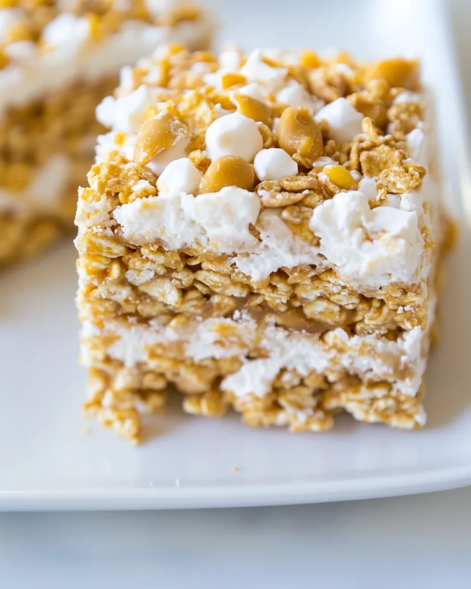 Classic No Bake Butterscotch Cereal Bars image