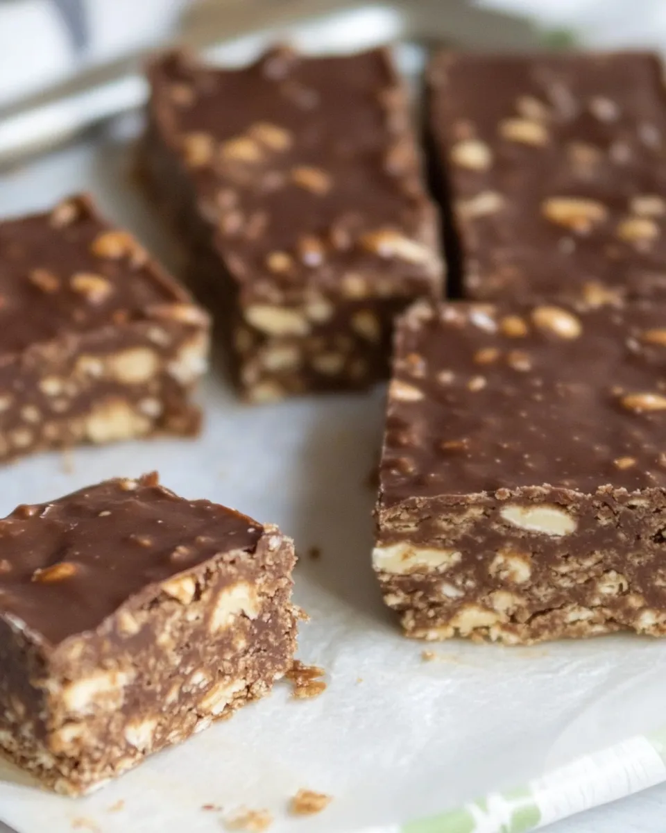 Classic No Bake Nutella Bars (Keto) recipe image