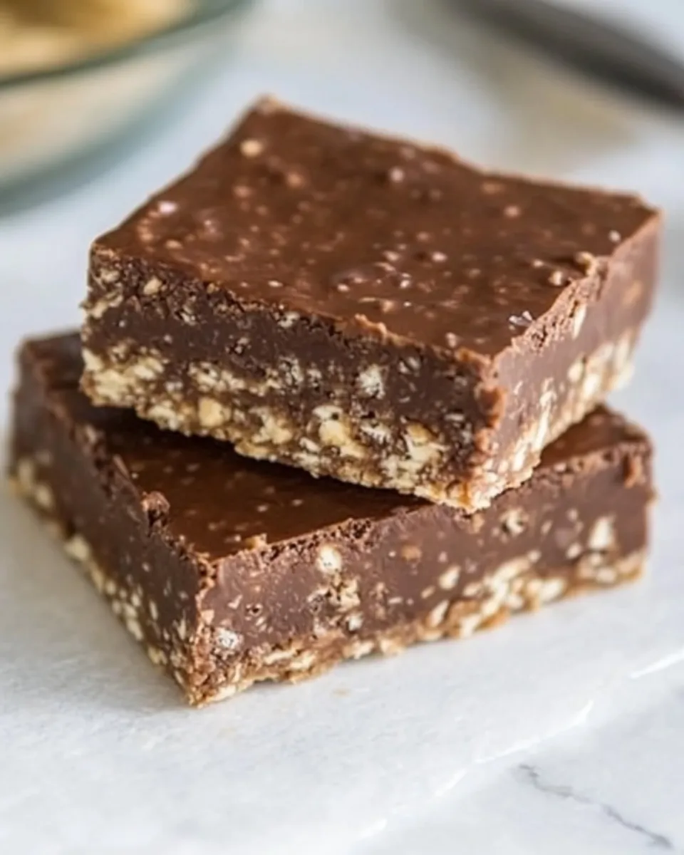 Delicious No Bake Nutella Bars (Keto) food shot