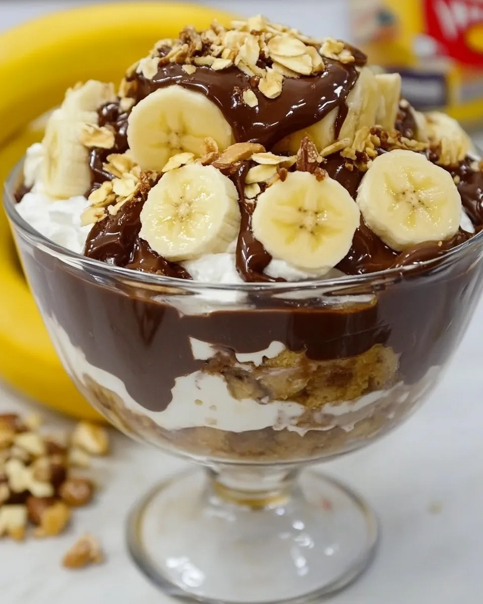 Delicious Nutella Banana Pudding dish photo