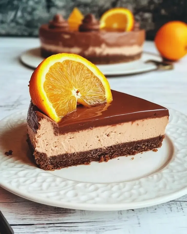 Homemade Nutella Cheesecake With Oranges photo