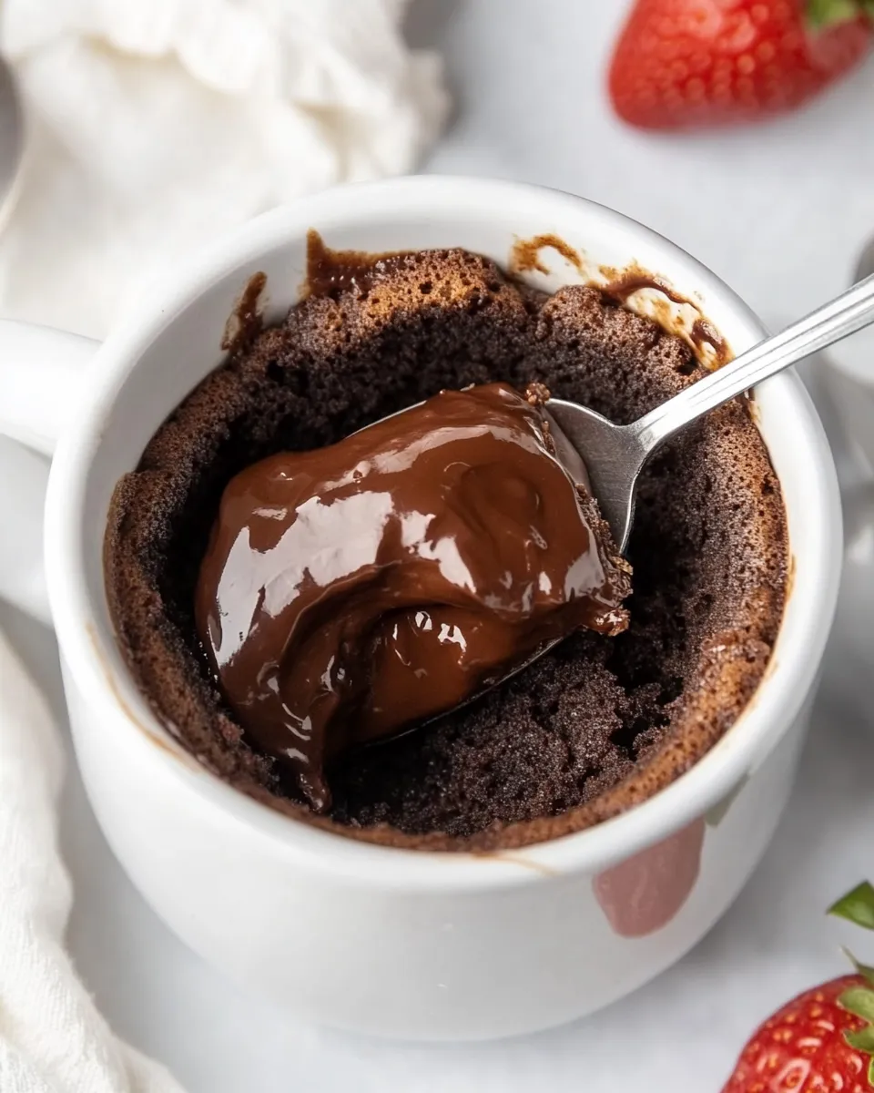 Classic Nutella Mug Cake Recipe image