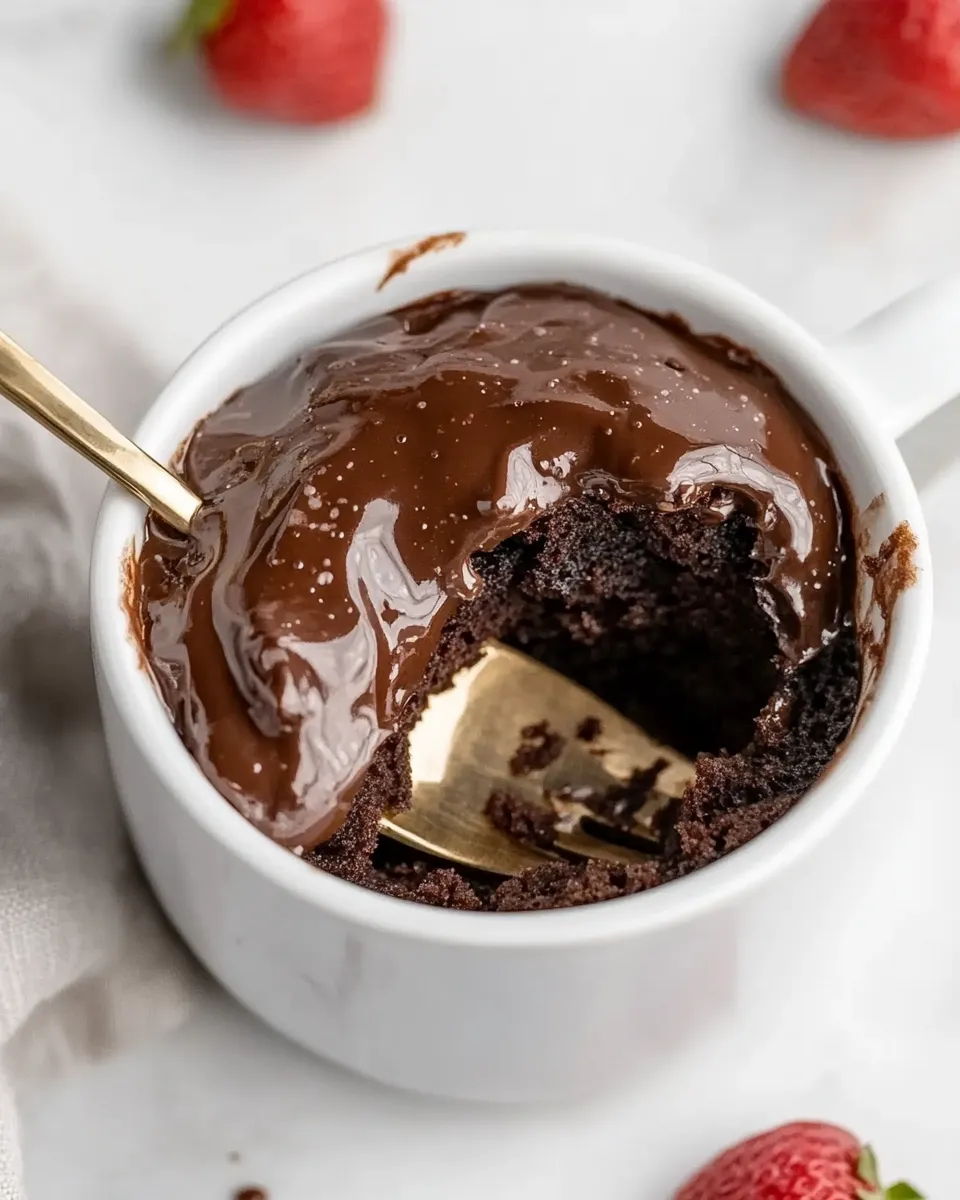 Delicious Nutella Mug Cake Recipe dish photo