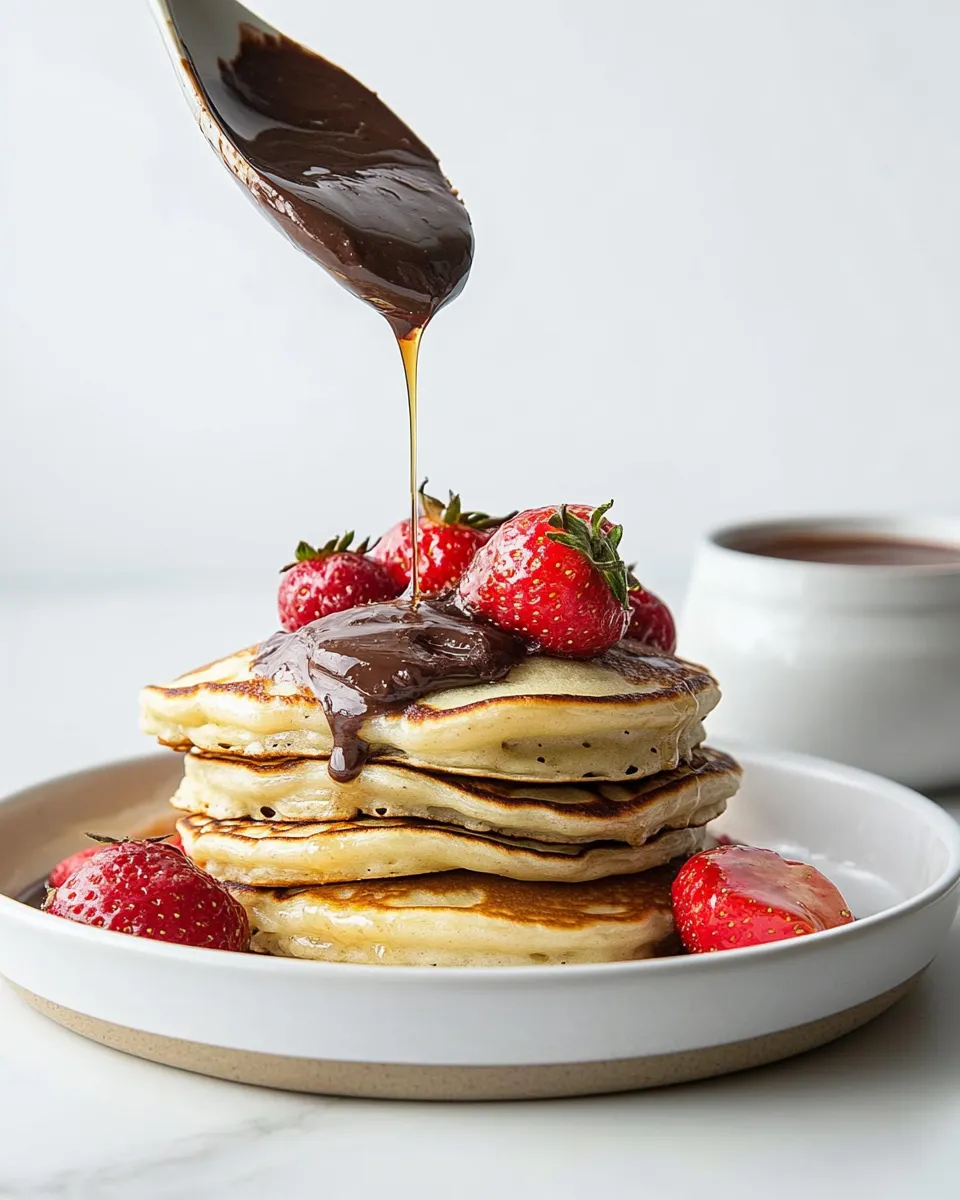 Classic Nutella Pancakes image