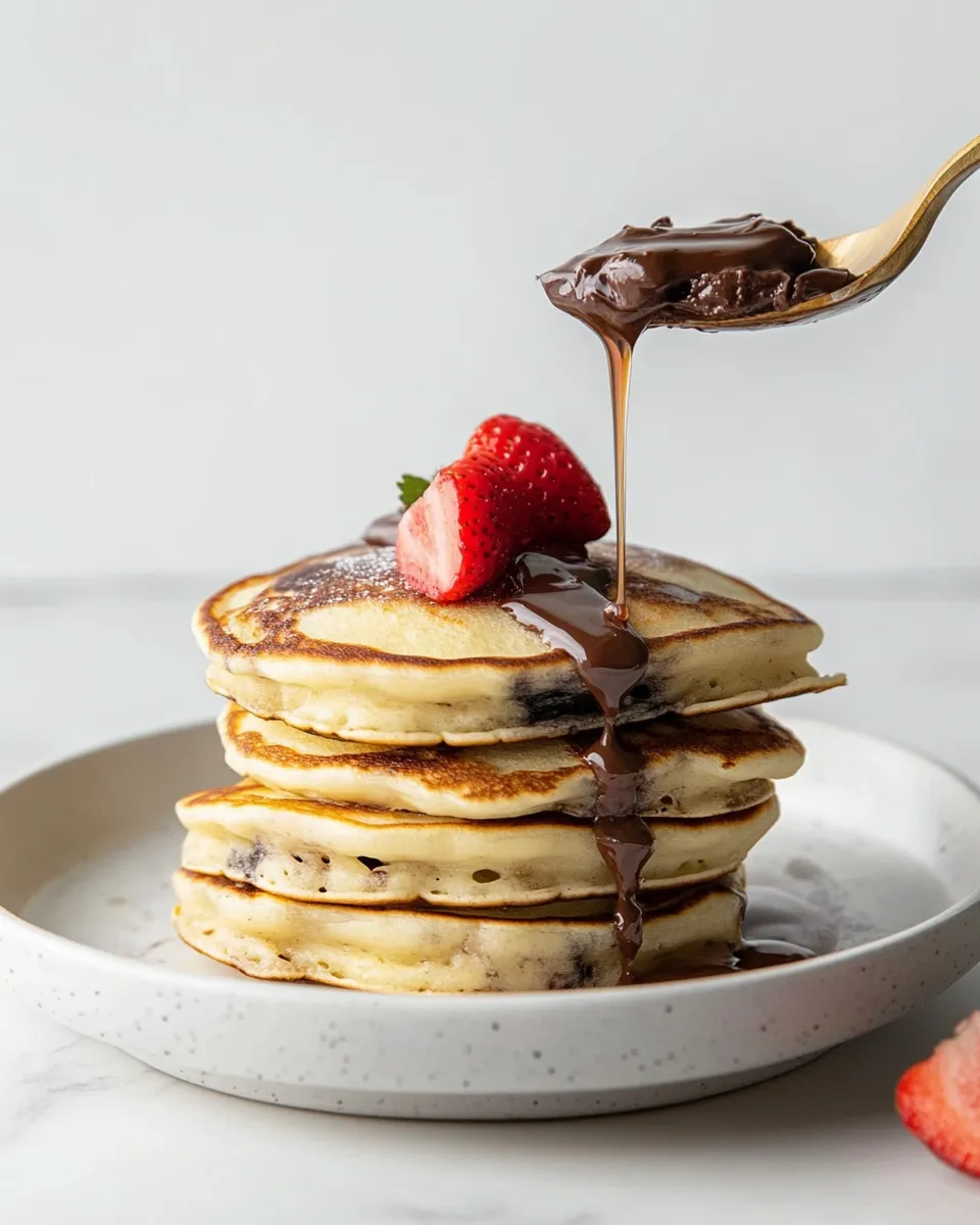 Easy Nutella Pancakes recipe photo