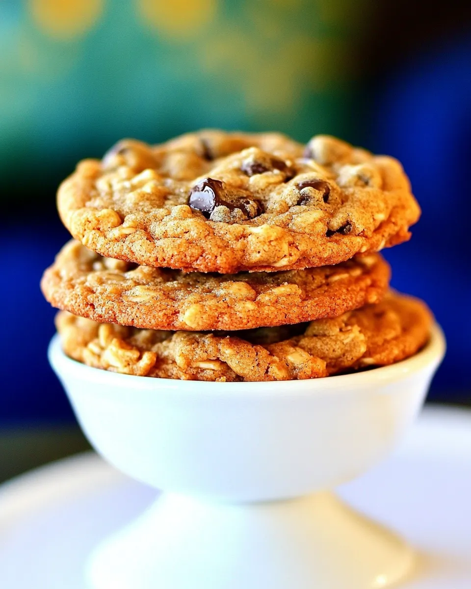 Homemade Oatmeal-Peanut Butter Chip Cookies photo