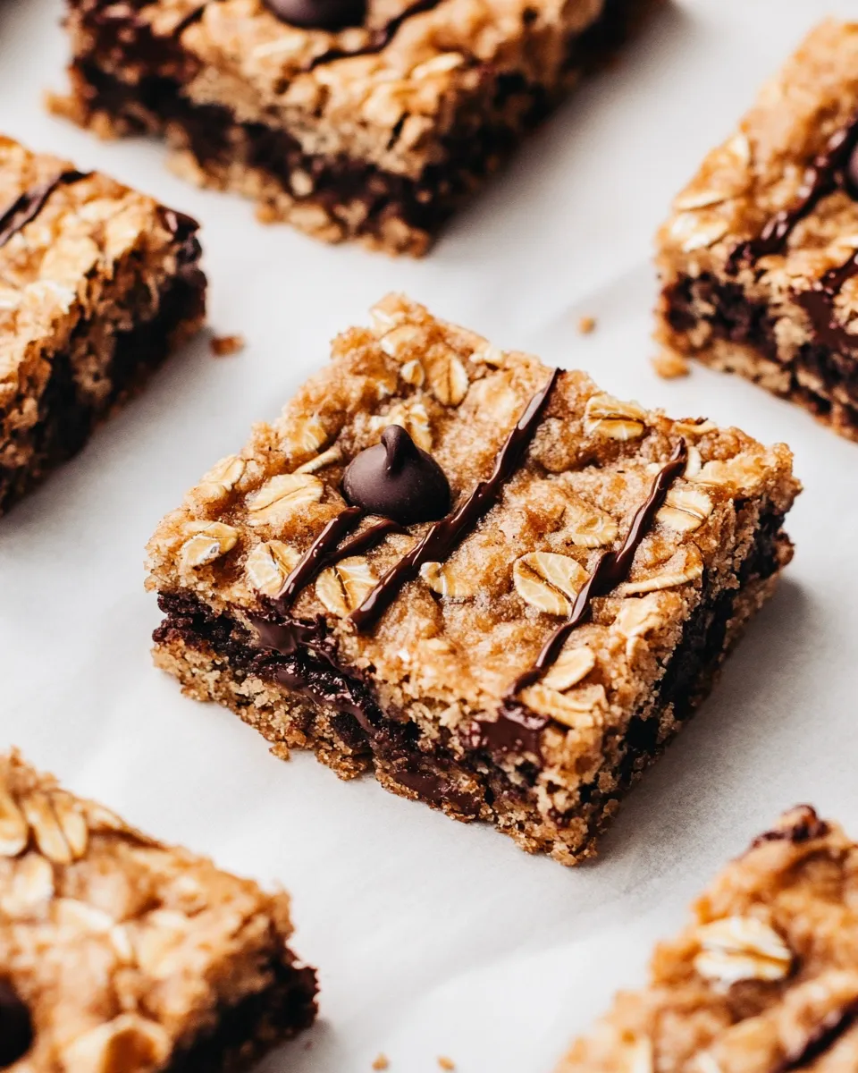 Classic Oatmeal Chocolate Chip Bars dish photo