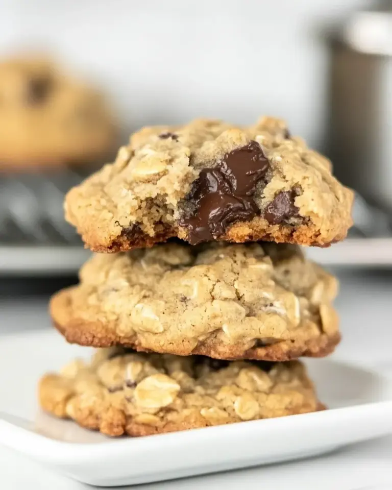 Homemade Oatmeal Chocolate Chunk Cookies recipe photo