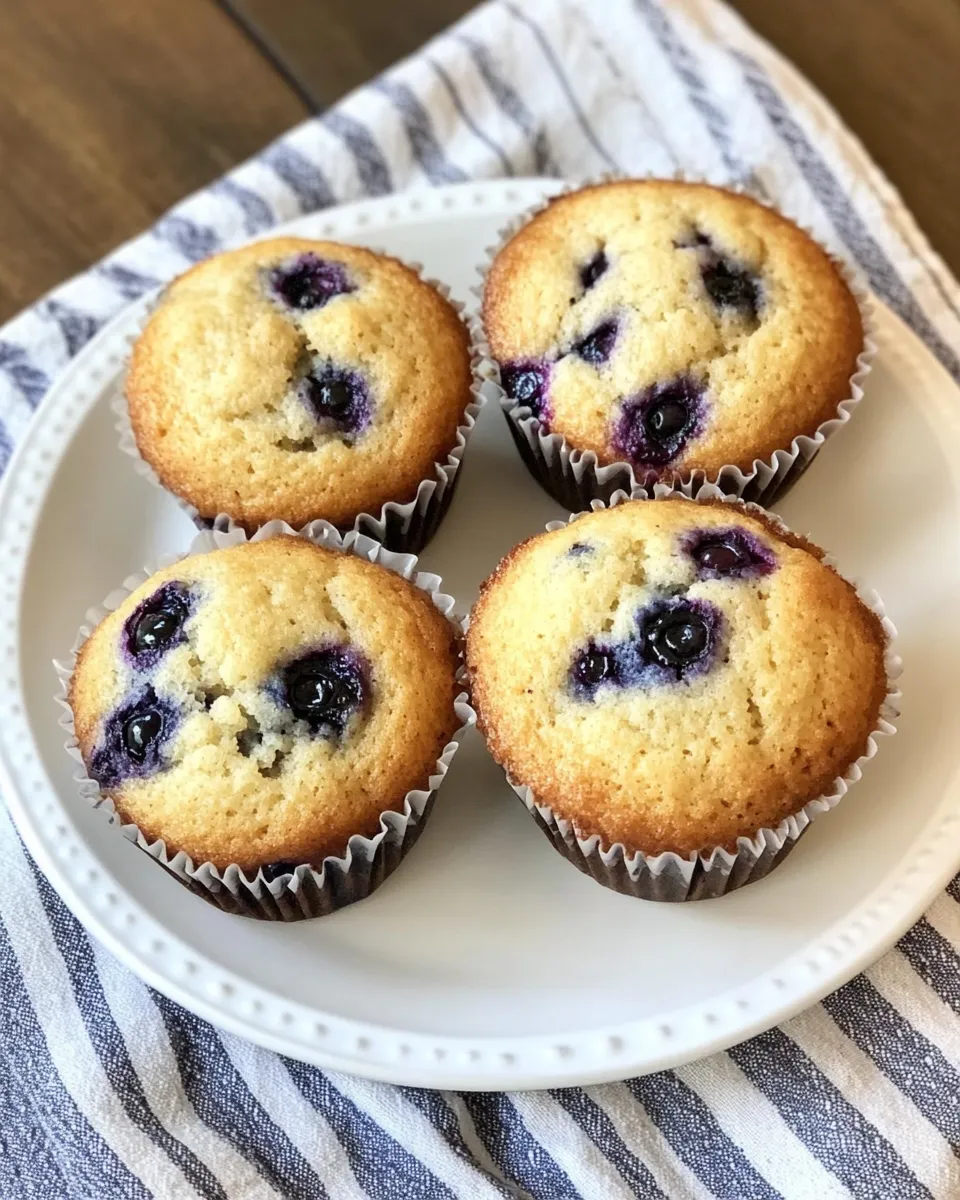 Homemade Old Fashioned Blueberry Muffins photo
