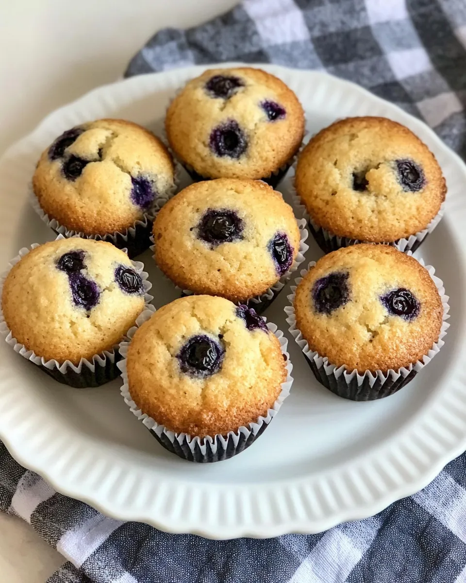 Easy Old Fashioned Blueberry Muffins dish photo