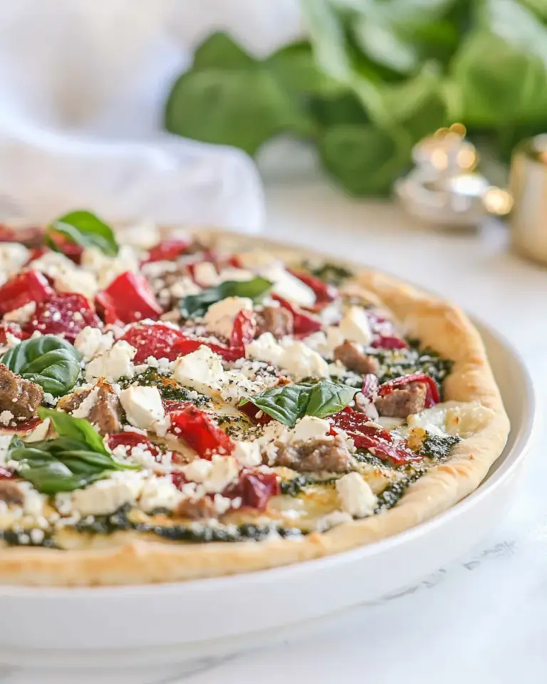 Homemade One-Dish Greek Pizza recipe photo