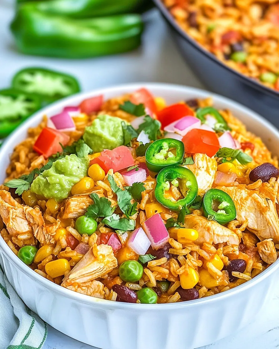Easy One-Pan Mexican Chicken & Rice food shot