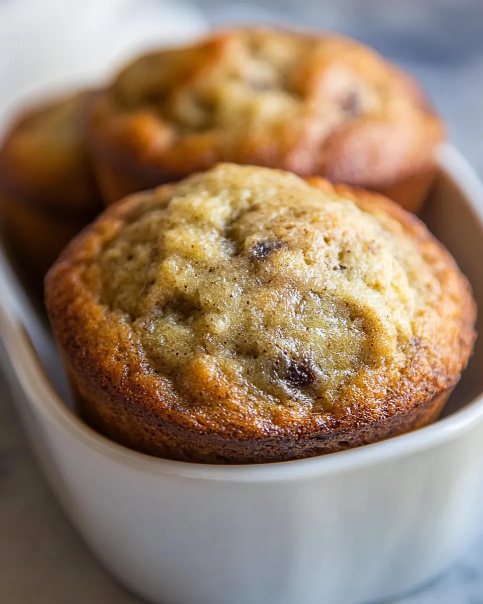 Classic One Banana, One Bowl Small-batch Banana Muffins image